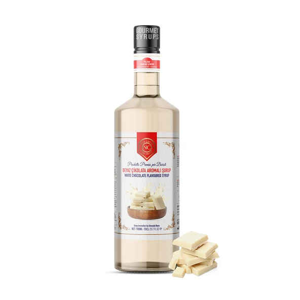 Nish Beyaz Çikolata Aromalı Şurup 700 ML - Pet Şişe ürün görseli 1