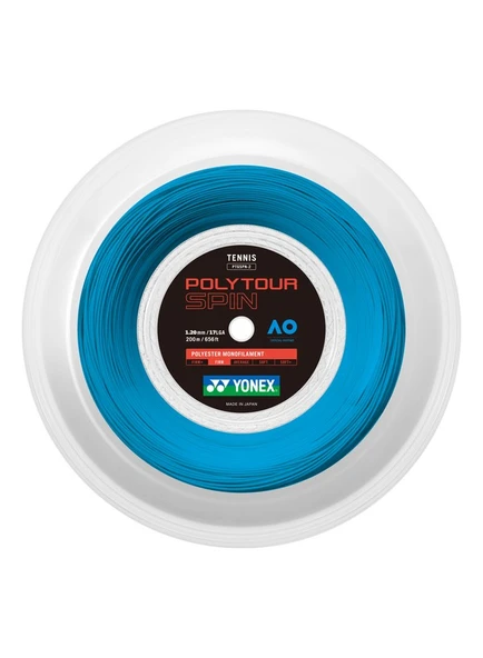 Yonex Poly Tour Spin 1.20 - 200 M Mavi Monofilament Tenis Kordajı ürün görseli 1