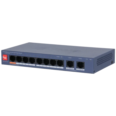 DAHUA 10port 60w 8port PoE GIGABIT  Yönetilebilir Switch CS4010-8ET2GT-60-10 ürün görseli 1
