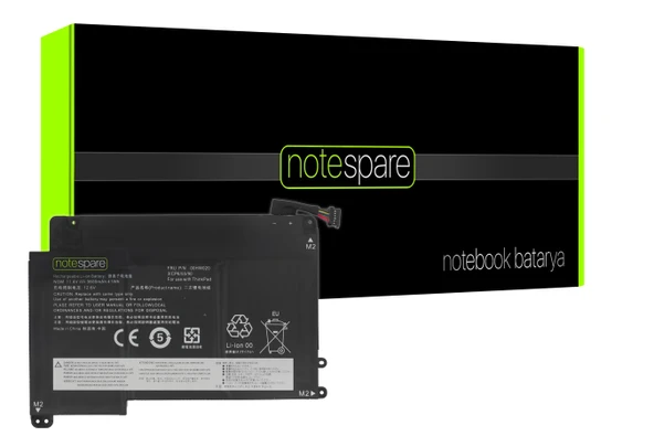 Lenovo ile Uyumlu Thinkpad Yoga Sb10f46458, Sb10f46459 Notebook Batarya Pil ürün görseli 1