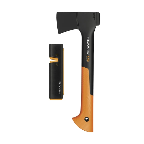 Fiskars X7 XS FiberComp Kamp Baltası (399mm) + Xsharp Bileyici Seti 1020183 ürün görseli 1