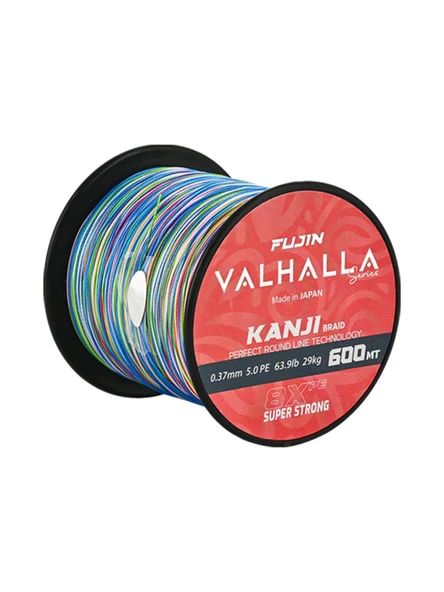 Fujin Valhalla Kanji 8X 600MT Multicolor Japan İp Misina ürün görseli 1