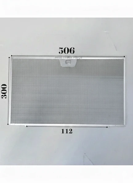 Dominox İle Uyumlu DA 631DXS Davlumbaz Metal Filtresi ürün görseli 1