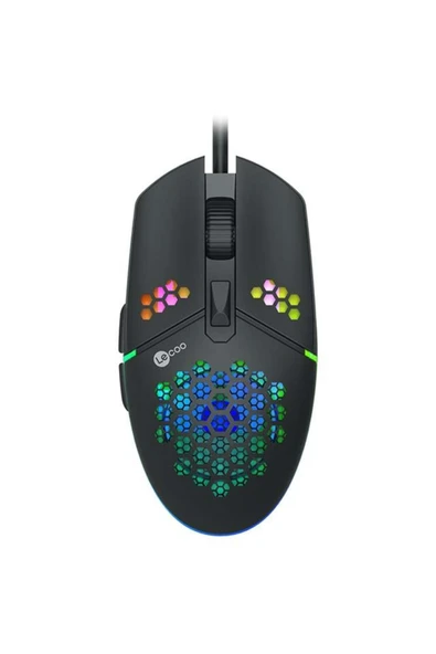 Pazarcan Lecoo Ms105 3200 Dpı 6 Tuşlu Kablolu Rgb Led Aydınlatmalı Gaming Oyuncu Mouse ürün görseli 1