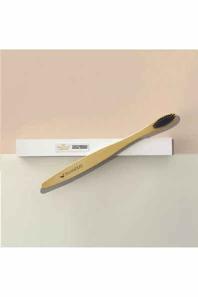 SWANFEAT Doğal Bambu Diş Fırçası Medium (Orta Sert) - Resim 4