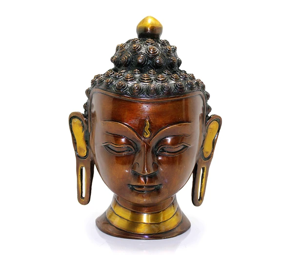 Metal Buda Büstü Biblosu 30 Cm KSK265 ürün görseli 1
