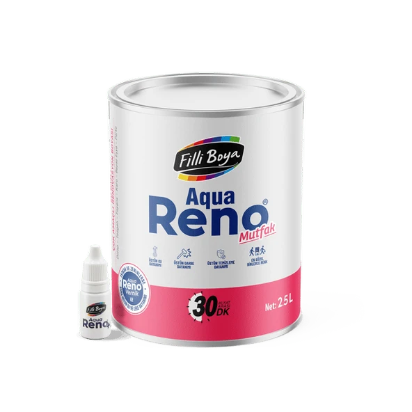 Filli Boya Aqua Reno Mutfak Beyaz 0.75 Lt ürün görseli 1