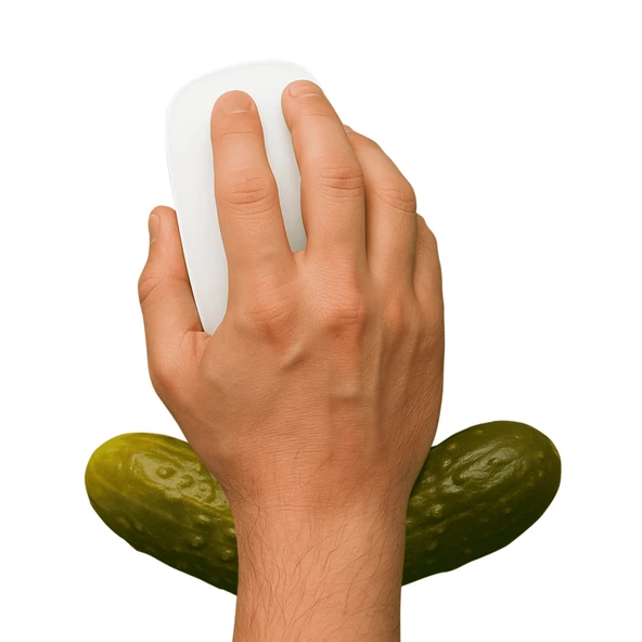Mustard Kornişon Mouse Bilek Desteği ürün görseli 1