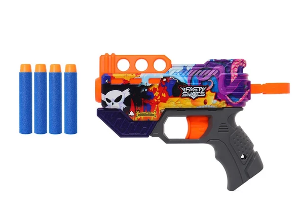 Fast Shots 4 lü Desenli Dart Tabancası - Resim 2