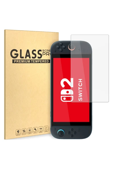 Switch 2 Temperli Cam Ekran Koruyucu 2li Paket (Nintendo Switch 2) ürün görseli 1