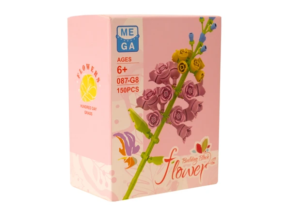 Building Block Flower 150 Parça Çiçek Aslanağzı - Resim 3