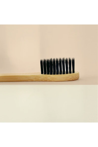 SWANFEAT Doğal Bambu Diş Fırçası Medium (Orta Sert) - Resim 3