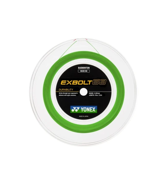 Yonex - Exbolt 68 - 0.68 - 200 M - Lime Yeşili - Badminton Kordajı ürün görseli 1