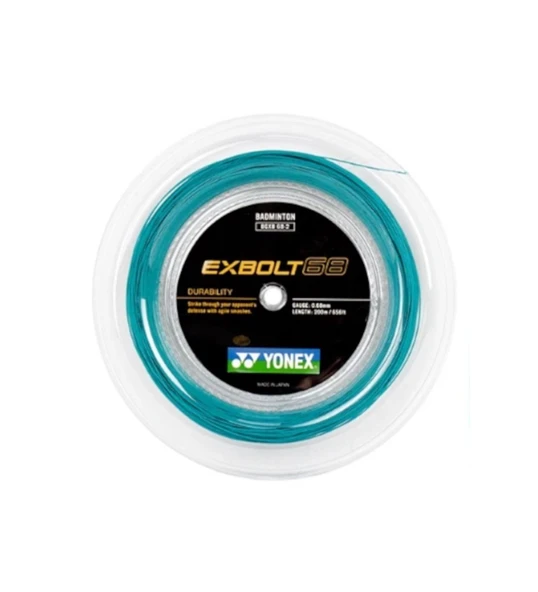 Yonex - Exbolt 68 - 0.68 - 200 M - Turkuaz - Badminton Kordajı ürün görseli 1