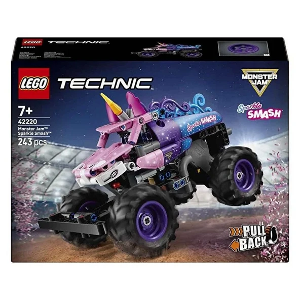 LEGO Technic Monster Jam Sparkle Smash Çek Bırak 42220 - Resim 5