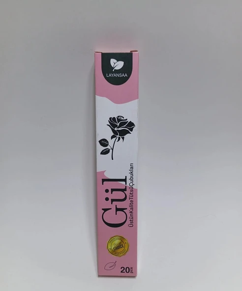 Tedi Sanat Çubuk Tütsü Gül 20 Adet (1 Paket) French Rose Layansaa ürün görseli 1