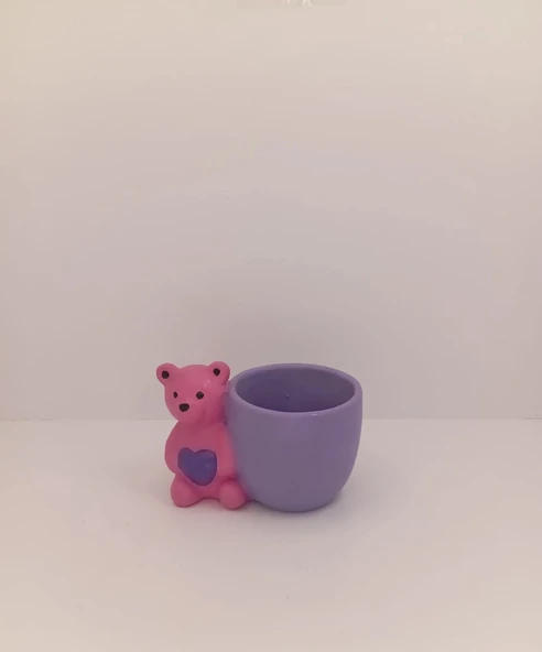 Tedi Sanat Ayıcıklı Kalemlik - Resim 2