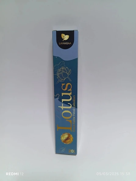Tedisanat  Çubuk Tütsü Lotus 60 Adet (3 Paket) Layansaa Marka ürün görseli 1