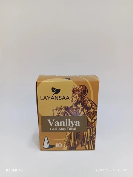 Tedi Sanat Geri Akış Tütsü Vanilya 30 Adet(3 Kutu) Layansaa ürün görseli 1