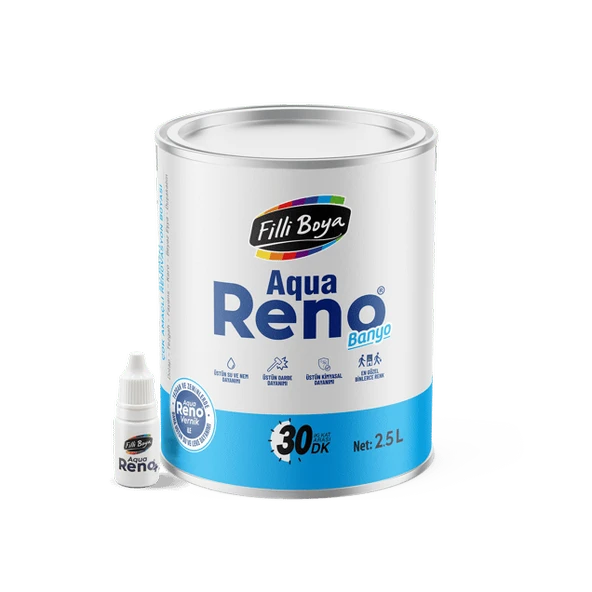 Filli Boya Aqua Reno Banyo Beyaz 0.75Lt ürün görseli 1