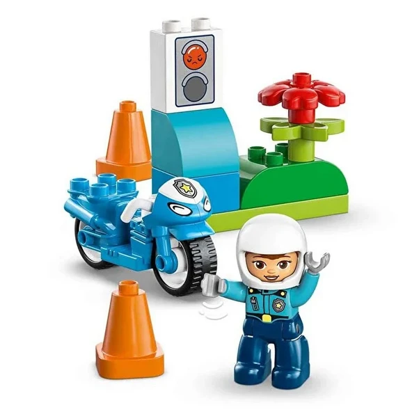 LEGO DUPLO Kasabası Mavi Polis Motosikleti 10471 ürün görseli 1