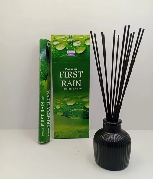First Rain (Ilk Yağmur) 20'li Çubuk Tütsü Darshan İncense ürün görseli 1