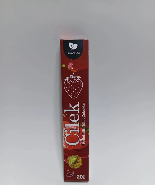 Tedi Sanat Çubuk Tütsü Çilek 20 Adet (1 Paket) Strawberry Layansaa ürün görseli 1