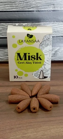 Layansaa 10 Adet Geri Akış Tütsü Musk (Misk) Kokulu ürün görseli 1