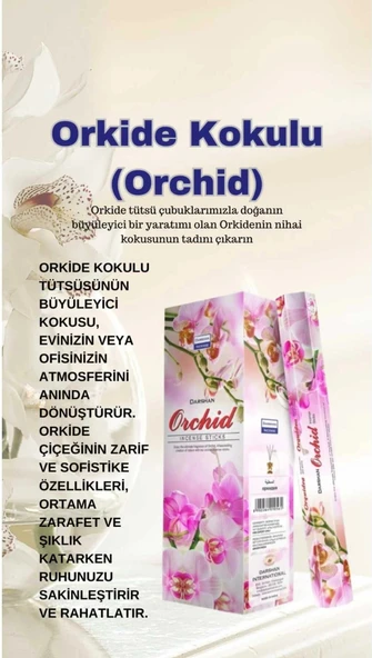 Orkide Iç Huzur Tütsü 20 Çubuk ürün görseli 1