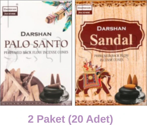 Darshan Geri Akışlı Şelale Tütsü 2'li Set (20 Adet Tütsü) ürün görseli 1