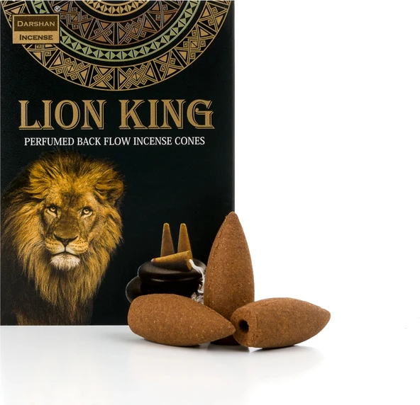 Darshan Lion King Geri Akış Tütsü - Şelale Tütsü ürün görseli 1