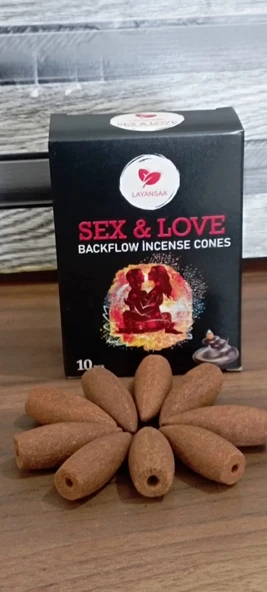 Layansaa 10 Adet Geri Akış Tütsü Aşk&love Kokulu ürün görseli 1