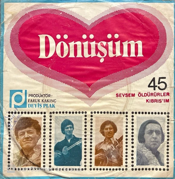 Dönüşüm Sevsem Öldürürler Kıbrıs'ım 45lik Plak ürün görseli 1