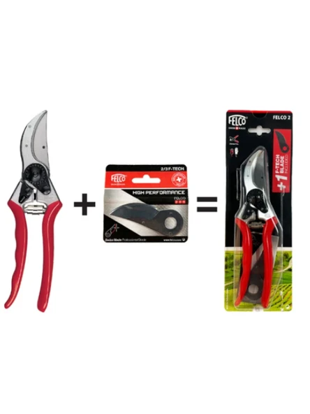 Felco / 2 Budama Makası ve Üst Bıçak F-Tech 2/3 ürün görseli 1