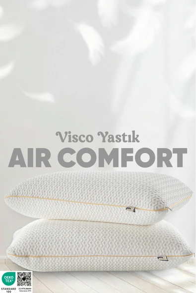 Pillow Market Visko Yastık - Ortopedik Uyku Yastığı - Tombul Düz Visco yastık - Cilt Dostu [ Anti Uv ] ürün görseli 1