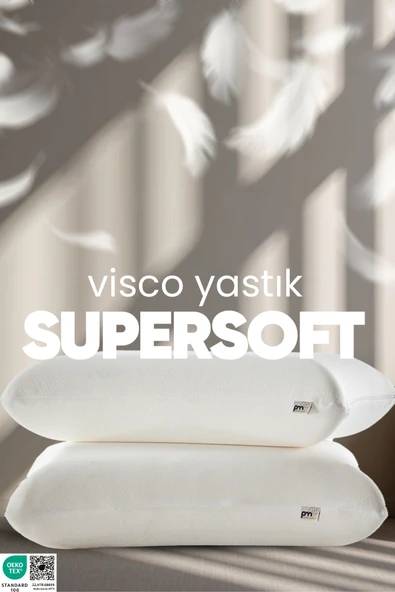 Pillow Market Termal Visko Yastık Isı Dengeleyici - Akıllı Lüx Visco Yastık - Isı Hafızalı Tombul Ortopedik Yastık ürün görseli 1