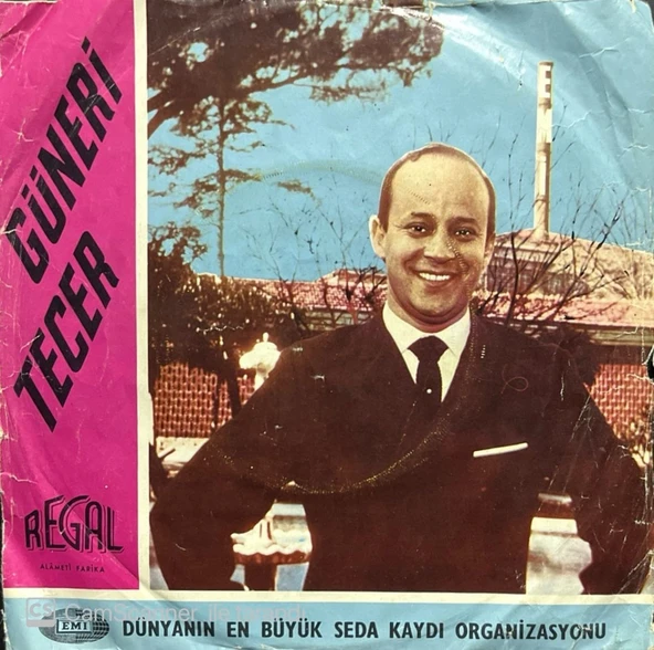 Güneri Tecer İstanbulu Artık Hiç Sevmiyorum 45lik Plak ürün görseli 1