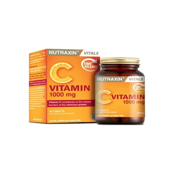 Nutraxin Vitamin C 1000 mg 30 Tablet ürün görseli 1