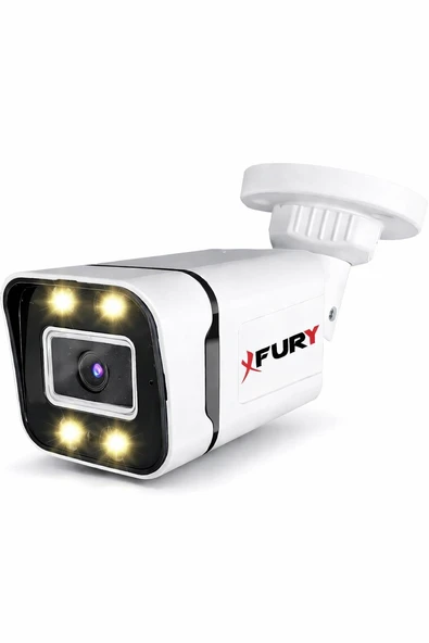 FURY 4 Ultra Warm LED Gece Renkli Görüntü Güvenlik Kamerası (Dış Mekan Su Geçirmez) ürün görseli 1
