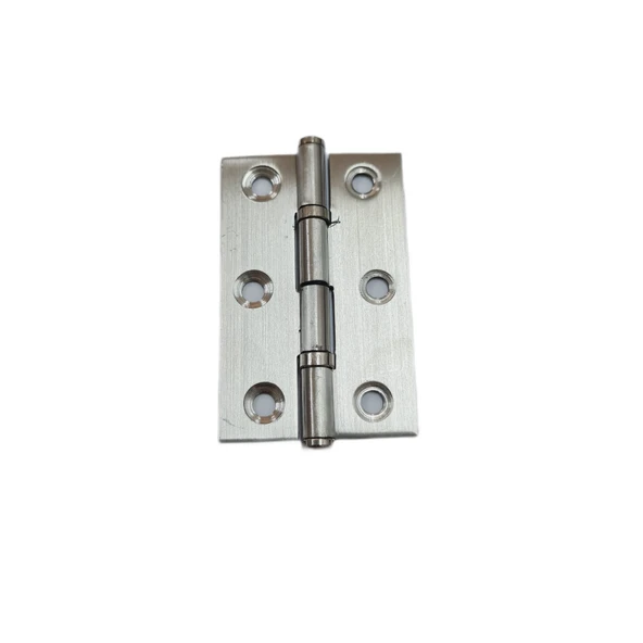 Paslanmaz Çelik 5 cm Dar Yaprak Menteşe 50x40x1,2 mm – Dayanıklı Mini Menteşe 2’li Set ürün görseli 1