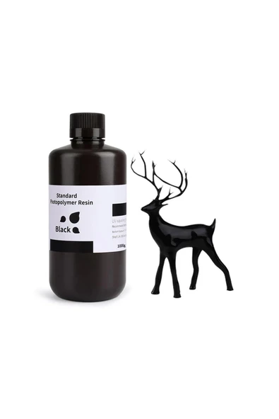 ELEGOO Standart Fotopolimer Reçine Siyah - 1 Kg ürün görseli 1