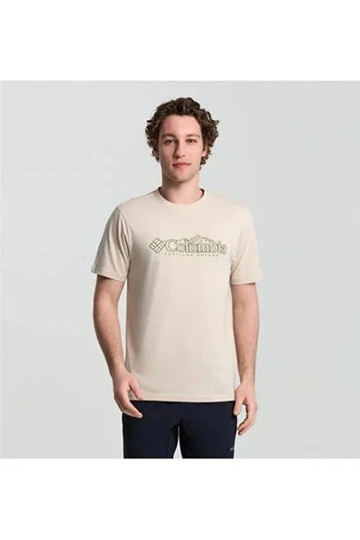 Columbia CSC M Branded Peaks SS Tee Erkek Kısa Kollu Tişört CS0414 ürün görseli 1