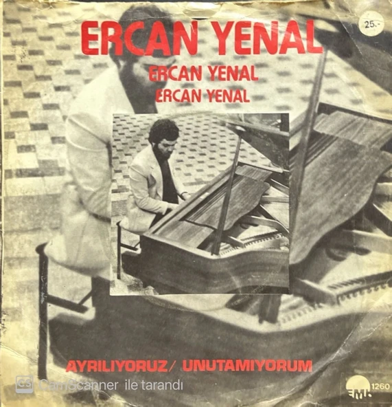 Ercan Yenal Ayrılıyoruz 45lik Plak ürün görseli 1