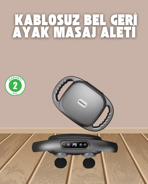 Profesyonel 6 Başlıklı Şarjlı Masaj Tabancası 2000 Mah Güçlü ürün görseli 1