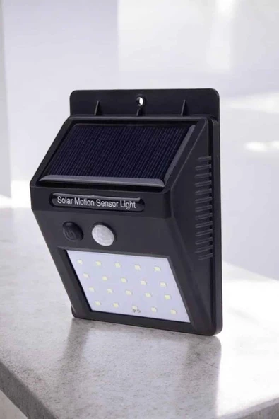 Solar Güneş Panelli Sensörlü Lamba Tasarruflu - Resim 4