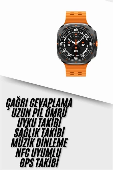 Yeni Nesil Çağrı Cevaplayabilen 47 Mm Titreşimli Çok Fonksiyonlu Akıllı Saat ürün görseli 1