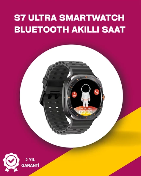 Mikrofon Hoparlörlü Akıllı Saat | Takvim, Titreşim, Kronometre Özellikli ürün görseli 1