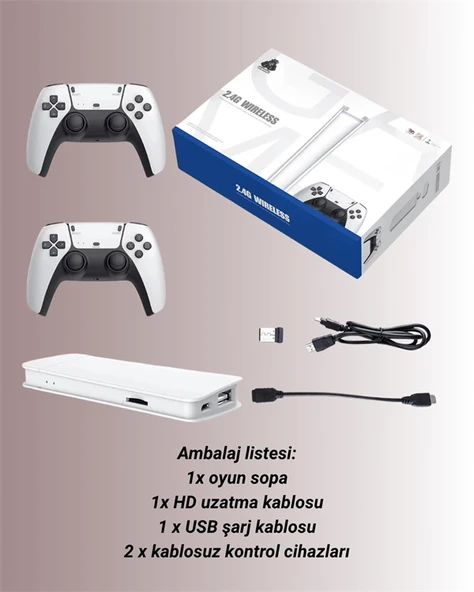 4K Destekli Bluetooth Oyun Konsolu – M15 Modeli - Resim 5