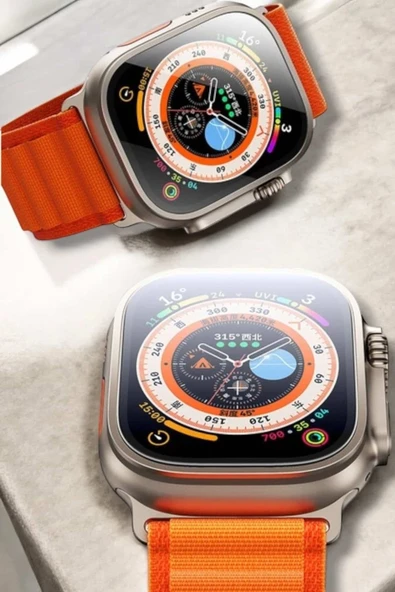 49Mm Ekranlı, Basıncı Adımsayar Özellikli Akıllı Saat - Resim 3