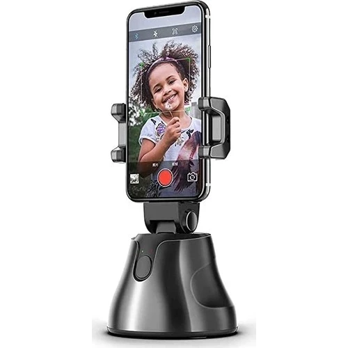 360° Hareket Algılayıcı Sensörlü Akıllı Çekim Selfie Video Takip Tripodu ürün görseli 1